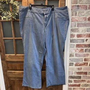 Cato Est 1946 Women's Jeans Size‎ 28W Hi-Rise Bootcut Light Wash Dart Seam Y2K
